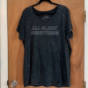 torrid Tops - “All black everything” torrid graphic tee torrid Tops - “All black everything” torrid graphic tee